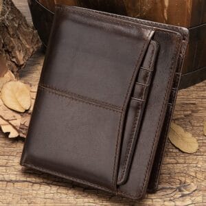 Full Grain Cowhide Leather Man Real Leather Wallet Article: WLT-ML022