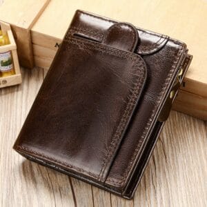 Full Grain Cowhide Leather Man Real Leather Wallet Article: WLT-ML023