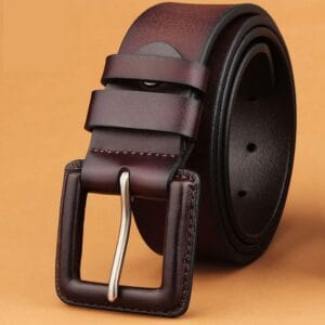 Full Grain Cowhide Leather Man Real Leather Belt Article: BT-ML015