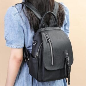 High Quality Women Vintage Full Grain Cowhide Leather Office Laptop College Backpack Article: BPKW-FL009