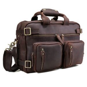 High Quality Laptop Messenger Bag Full Grain Leather Cowhide Briefcases for Men Article: MGR-UL014