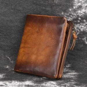 Full Grain Cowhide Leather Man Real Leather Wallet Article: WLT-ML020