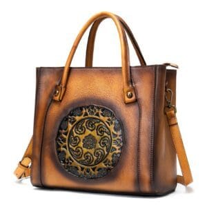 Tote Bag for Women Large Shoulder Handbag Work Full Grain Cowhide Leather Article: HT-FL009
