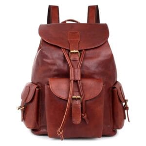 High Quality Women Vintage Full Grain Cowhide Leather Office Laptop College Backpack Article: BPKW-FL014