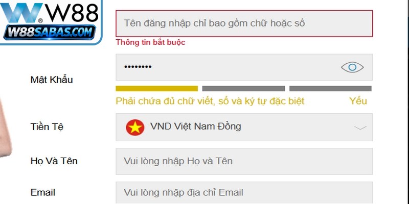 Đăng Ký W88 - Đơn Giản, Dễ Hiểu, Nhanh Chóng Và An Toàn 4 Có thể thay đổi thông tin sau khi đăng ký W88